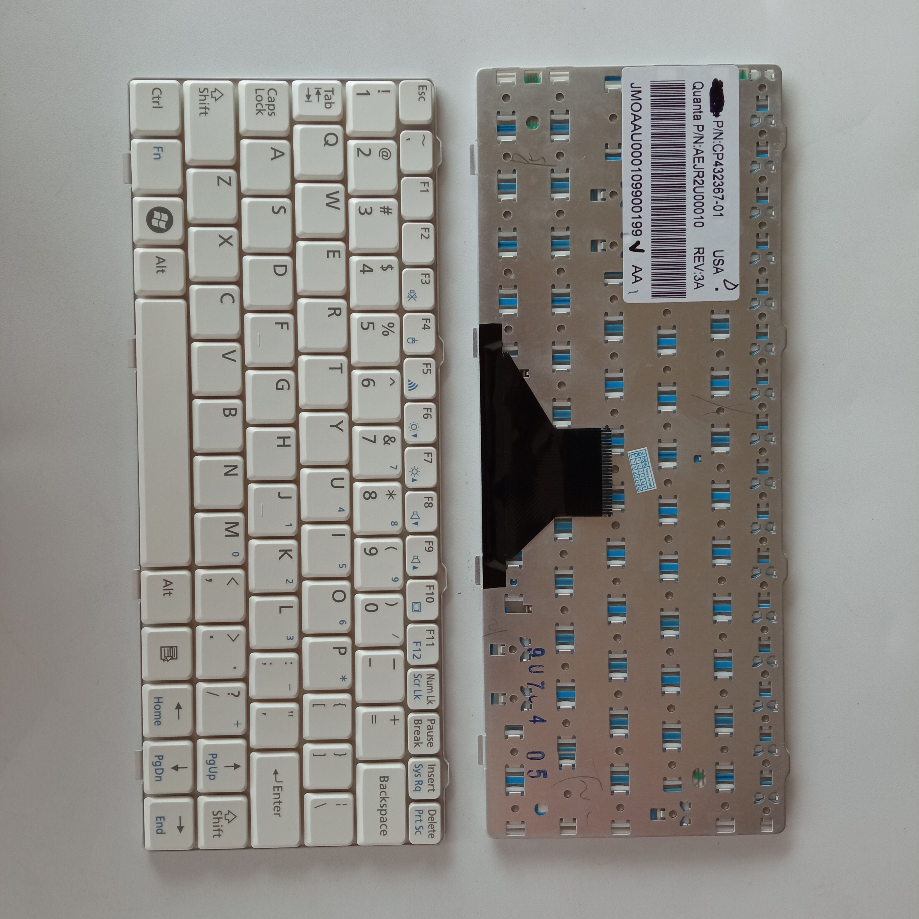 Picture of New Replacement Laptop Keyboard For BENQ BenQ U121 WHITE US Layout